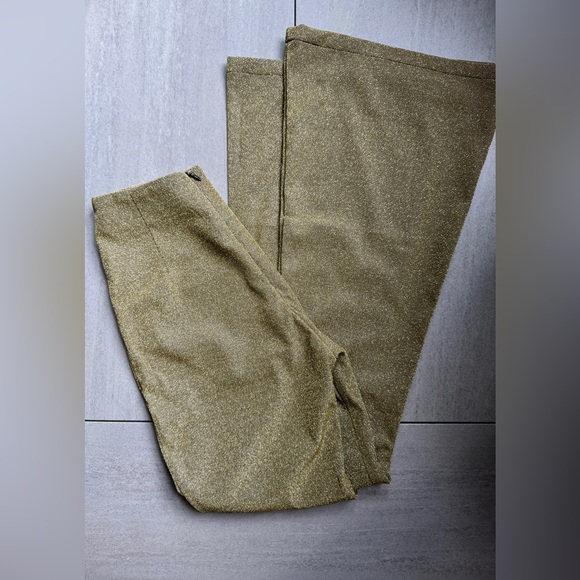 Gold flare pants - Picture 4 of 16